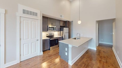Floor plan for studio, 1 bath, 386 sqft